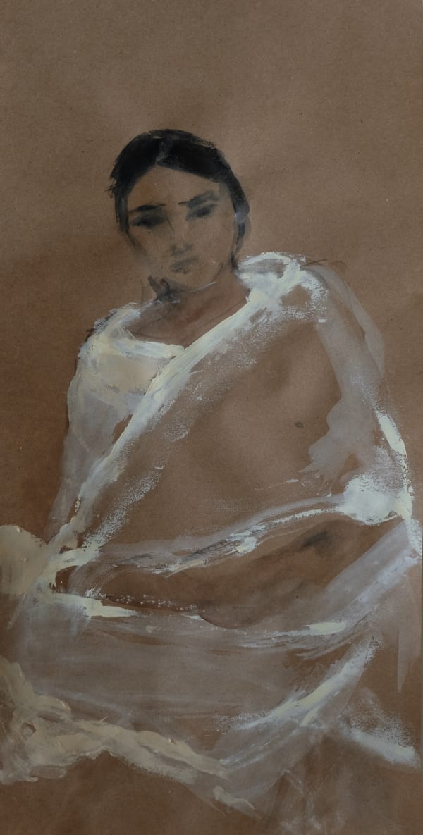 Joya Mukerjee Logue Our Shared Sari 02 Watercolour & acrylic on paper