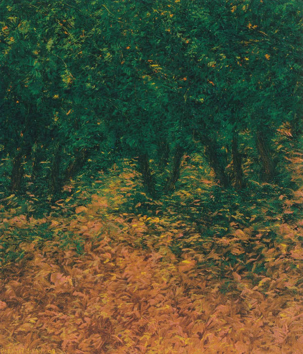 Paramjit Singh Untitled, 1998 Oil on Canavs 33 x 28 in
