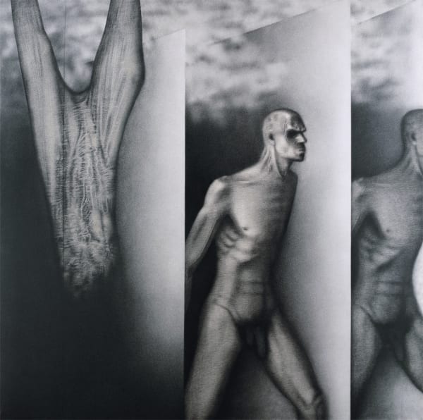 Rameshwar Broota Runners, 1982 80 x 80 in