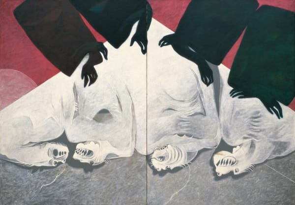 Rameshwar Broota X-Ray of a Meeting, 1974 70 x 90 in