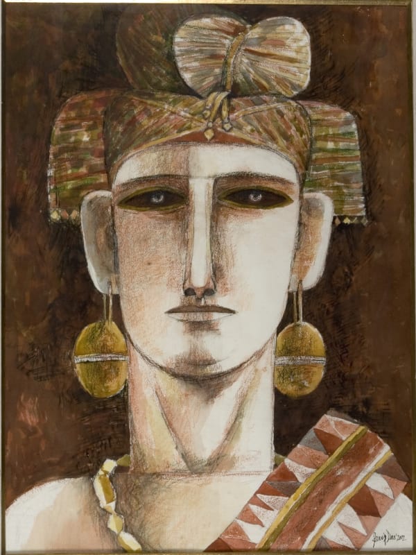 Arup Das Dhristadhyum Watercolour 30 x 22 in