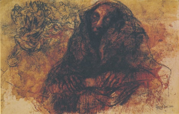 Arup Das Hired Killer Mixed media 31 x 21 in