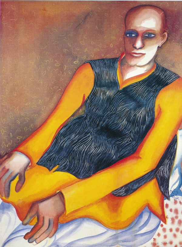Bhupen Khakhar Black Jacket, 2002 Watercolour 70 x 53 cm