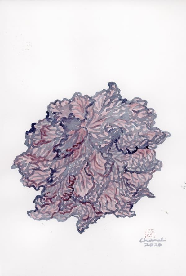 Chameli Ramachandran Untitled, 2020 Chinese ink & watercolour on paper 11 x 7.5 in