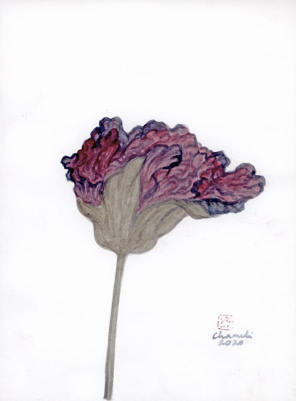 Chameli Ramachandran Untitled, 2020 Chinese ink & watercolour on paper 11 x 7.5 in