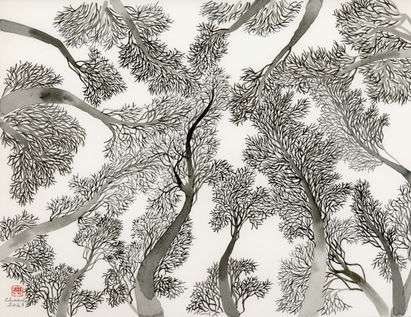 Chameli Ramachandran Untitled, 2021 Chinese ink & watercolour on paper 11 x 15 in