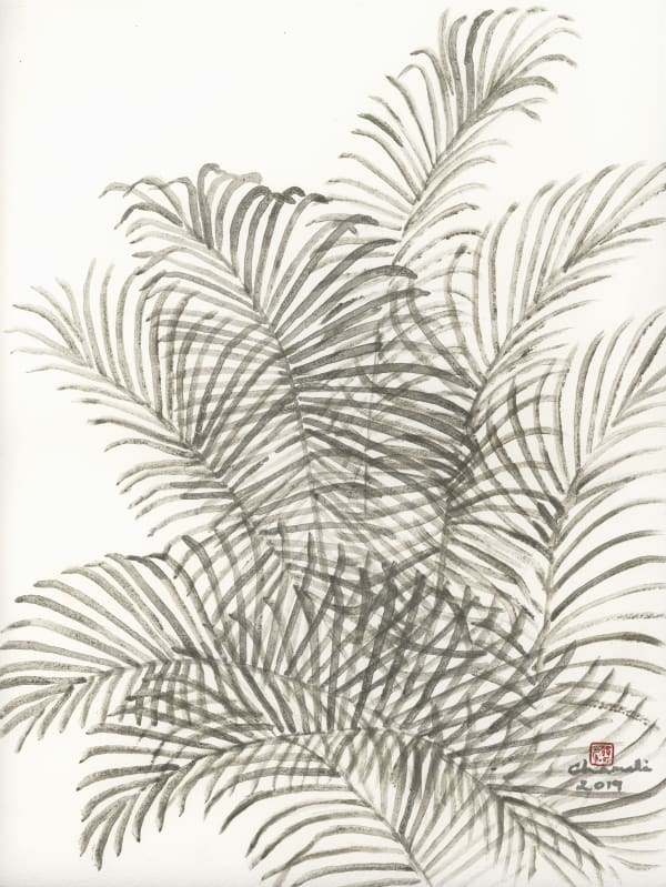 Chameli Ramachandran Untitled, 2019 Chinese ink & watercolour on paper 15 x 11 in