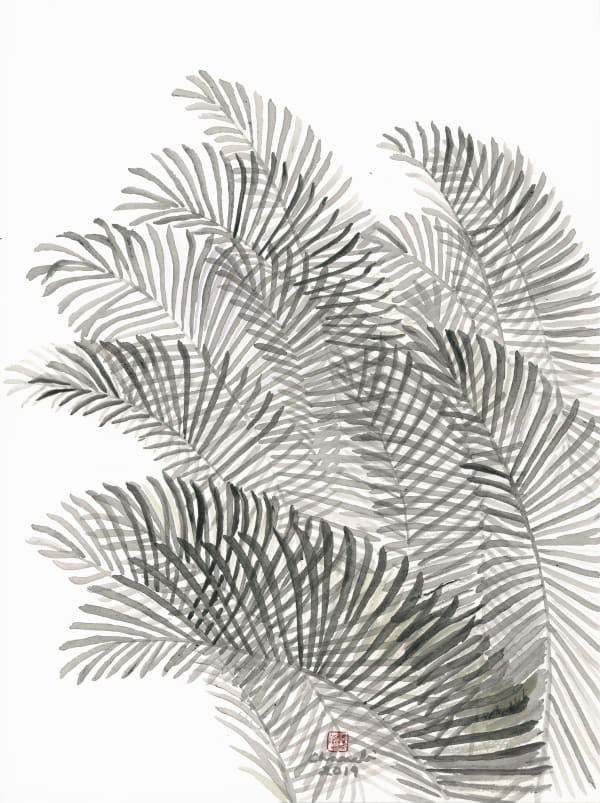 Chameli Ramachandran Untitled, 2019 Chinese ink & watercolour on paper 15 x 11 in