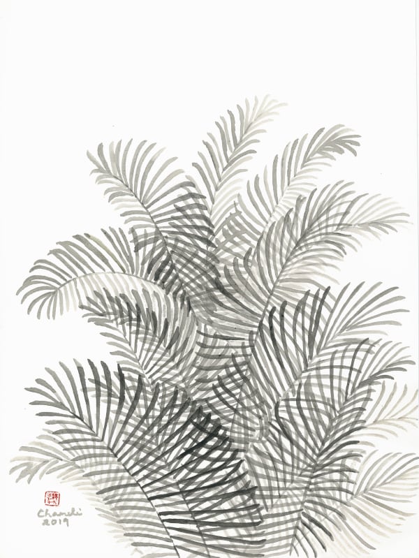 Chameli Ramachandran Untitled, 2019 Chinese ink & watercolour on paper 14 x 11 in