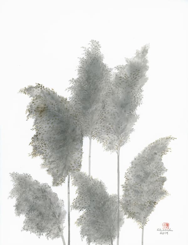 Chameli Ramachandran Untitled, 2019 Chinese ink & watercolour on paper 15 x 11 in