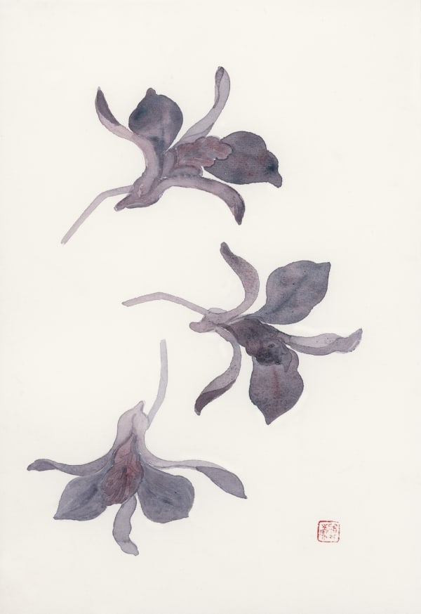 Chameli Ramachandran Untitled, 2020 Chinese ink & watercolour on paper 11 x 7.5 in