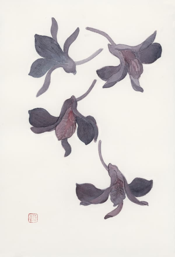Chameli Ramachandran Untitled, 2020 Chinese ink & watercolour on paper 11 x 7.5 in