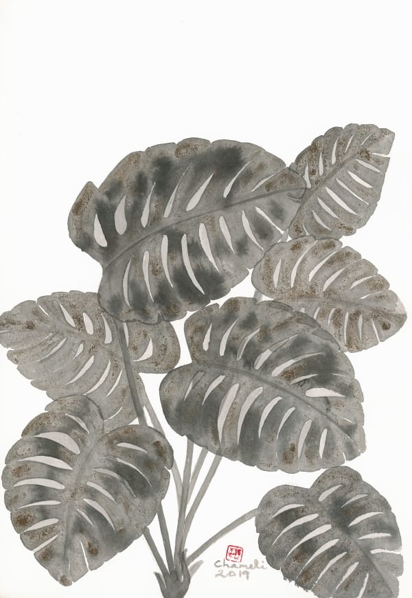 Chameli Ramachandran Untitled, 2019 Chinese ink & watercolour on paper 15 x 10 in