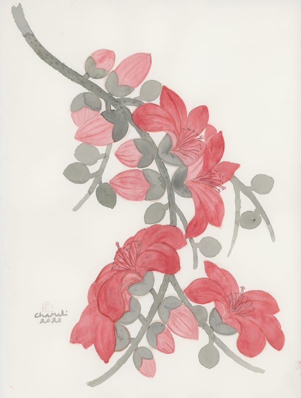 Chameli Ramachandran Untitled, 2020 Chinese ink & watercolour on paper 15 x 11 in