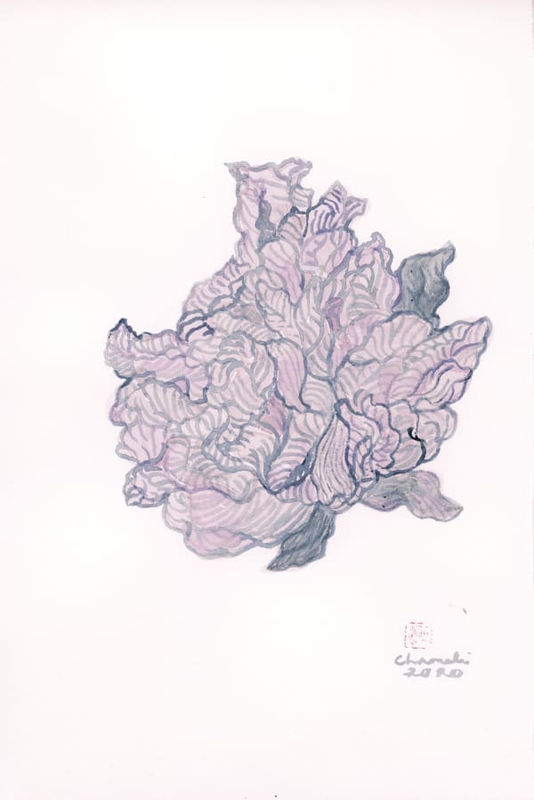 Chameli Ramachandran Untitled, 2020 Chinese ink & watercolour on paper 11 x 7.5 in