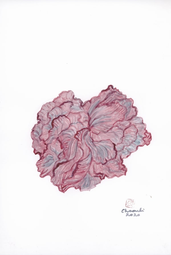 Chameli Ramachandran Untitled, 2020 Chinese ink & watercolour on paper 11 x 7.5 in