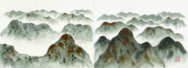 Chameli Ramachandran Untitled, 2011 Watercolour on paper 10.5" x 31"