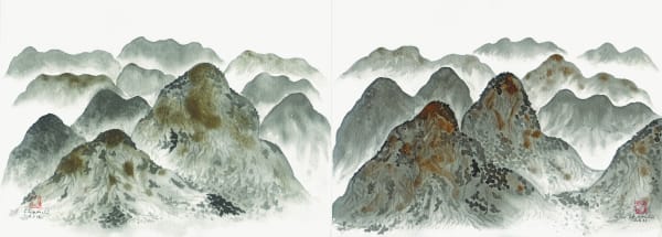 Chameli Ramachandran Untitled, 2011 Watercolour on paper 10.5" x 31"