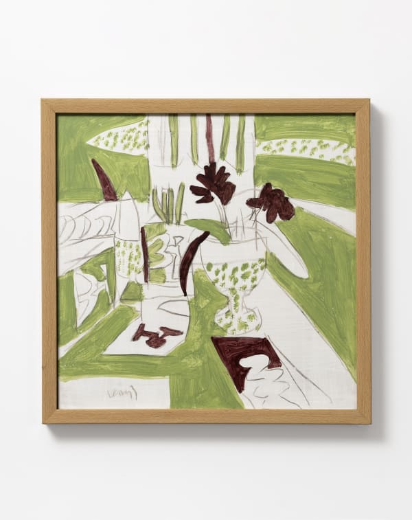 K.G. Subramanyan Untitled Gouache on board