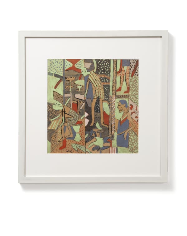 K.G. Subramanyan Untitled Gouache on paper