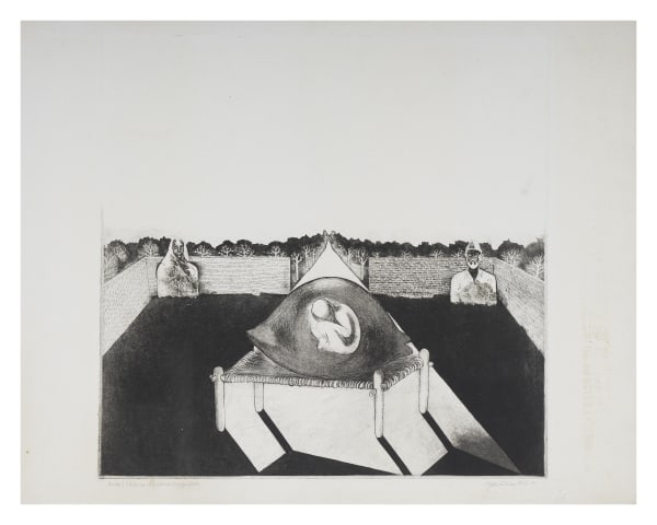 Gulammohammed SheikhUntitled, 1971 Etching - Aquatint (Copper Plate)
