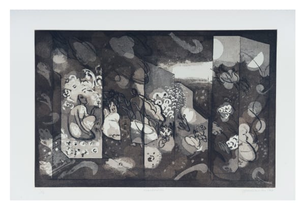 Gulammohammed SheikhMeanderings, 1990 Etching - Aquatint