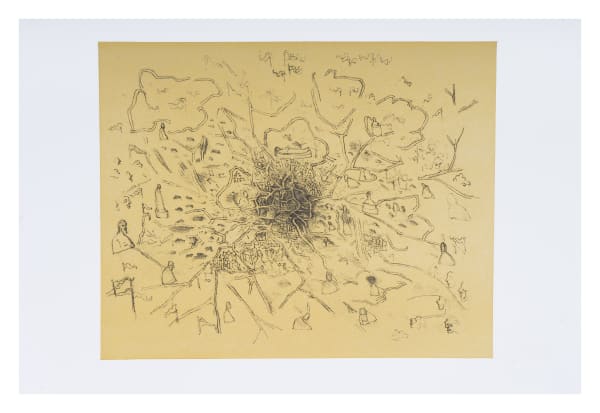 Gulammohammed SheikhCity of Statues and Ghosts Etching - Soft Ground