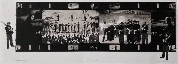 Gulammohammed Sheikh Endgame, 2002/2024 Digital collage, Inkjet on Hahnemühle Fine Art Texture Paper