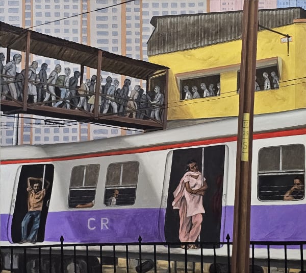 Sudhir Patwardhan Aspire, 2024 Acrylic on canvas