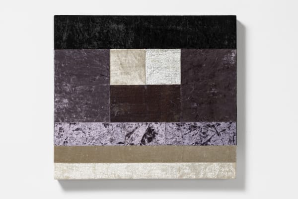 Anita Dube Untitled Fabric, glue and plywood