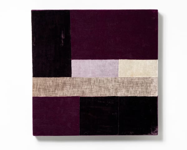 Anita Dube Untitled Fabric, glue and plywood