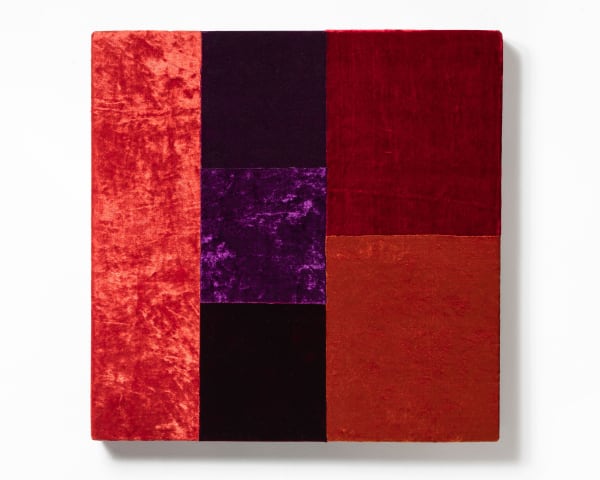 Anita Dube Untitled Fabric, glue and plywood