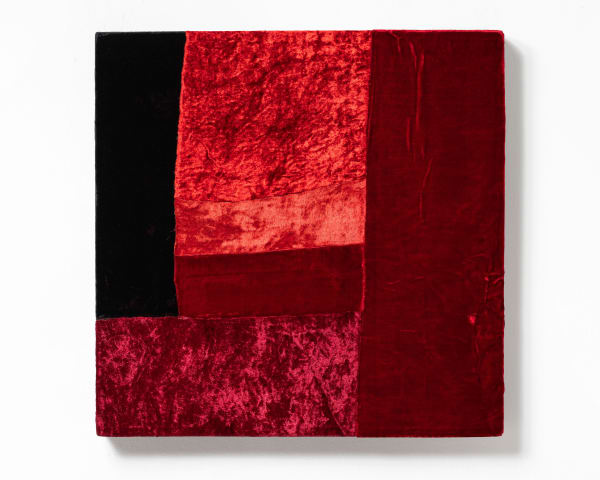 Anita Dube Untitled Fabric, glue and plywood