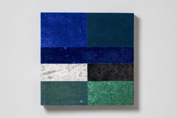 Anita Dube Untitled #1 Fabric, glue and plywood