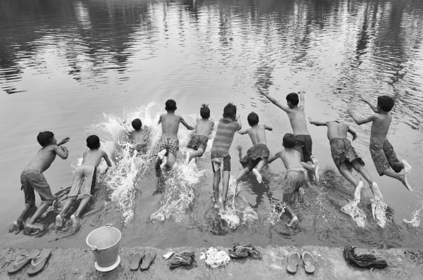 Baliguali Village, Puri, Odisha, India (from the series Bachpan) Archival pigment print 16 x 24 in