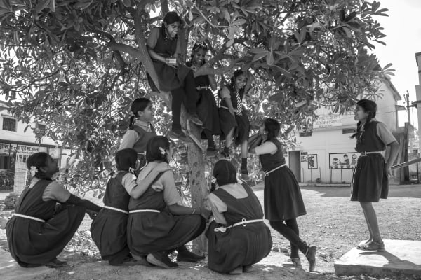 Utai Village, Durg, Chhattisgarh, India (from the series Bachpan) Archival pigment print 16 x 24 in