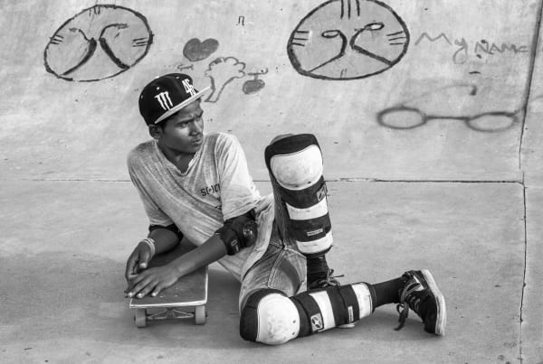 Arun, 15 yrs, Janwaar Village, Madhya Pradesh, India (from the series Janwaar Castle) Archival pigment print 24 x 36 in