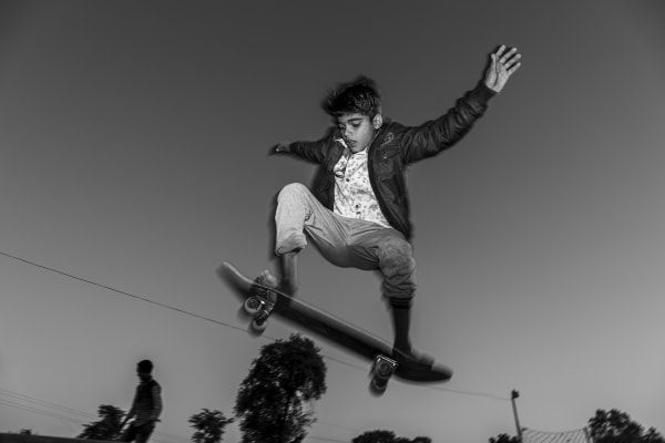 Ajay, 16 yrs, Janwaar Village, Madhya Pradesh, India (from the series Janwaar Castle) Archival pigment print 24 x 36 in
