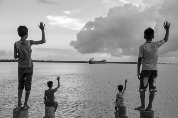 Balihakhola, Gosaba, South 24 Parganas, Sundarbans, West Bengal, India (from the series Bachpan) Archival pigment print 16 x 24 in