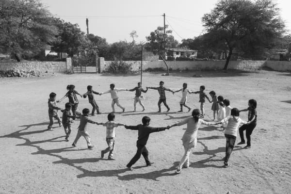 Kishanganj, Baran, Rajasthan (from the series Bachpan) Archival pigment print 16 x 24 in