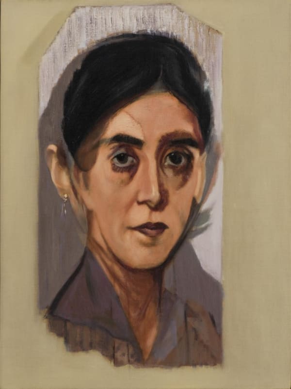 Atul Dodiya Untitled - II (Egyptian Girlfriend), 2016 Oil on canvas