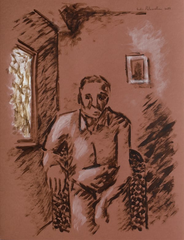 Sudhir Patwardhan Window, 2023 Acrylic on paper