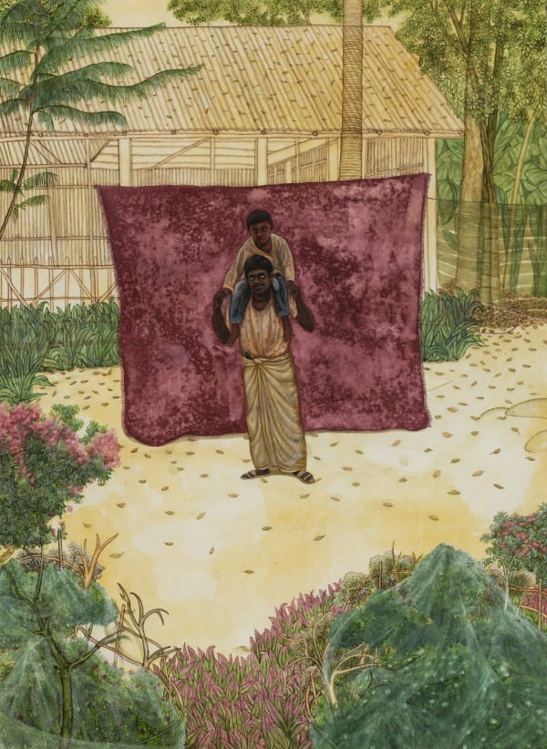 Santanu Debnath Paradise, 2021 Watercolour on paper