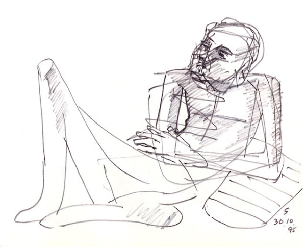 Somnath Hore Untitled, 1995 Pen and ink on paper