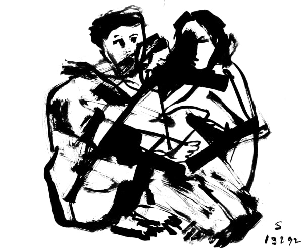 Somnath Hore Untitled, 1992 Pen and ink on paper