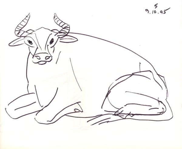 Somnath Hore Untitled, 1995 Pen and ink on paper