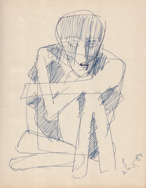 Somnath Hore Untitled, 1989 Pen and ink on paper
