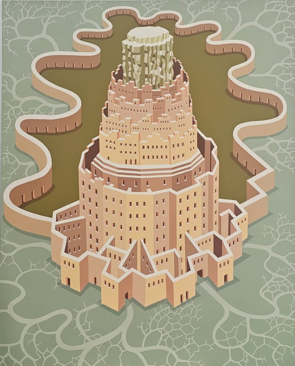 Gigi Scaria City of Djinns, 2023–25 Acrylic on canvas 60 x 48 in