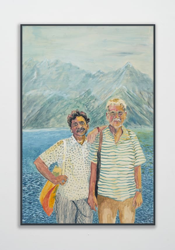 Shailesh B.R. Kiss (V), 2025 Poster colour on silk-screened paper 25.5 × 17 in