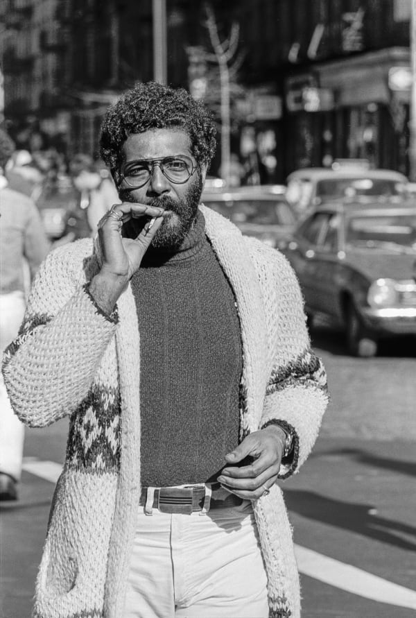 Sunil Gupta Untitled #35 (Christopher Street Series), 1976/2022 Digital print on photorag bright white 11 x 7.5 in